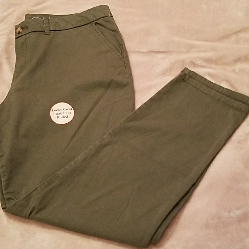 NWOT chino ankle pants